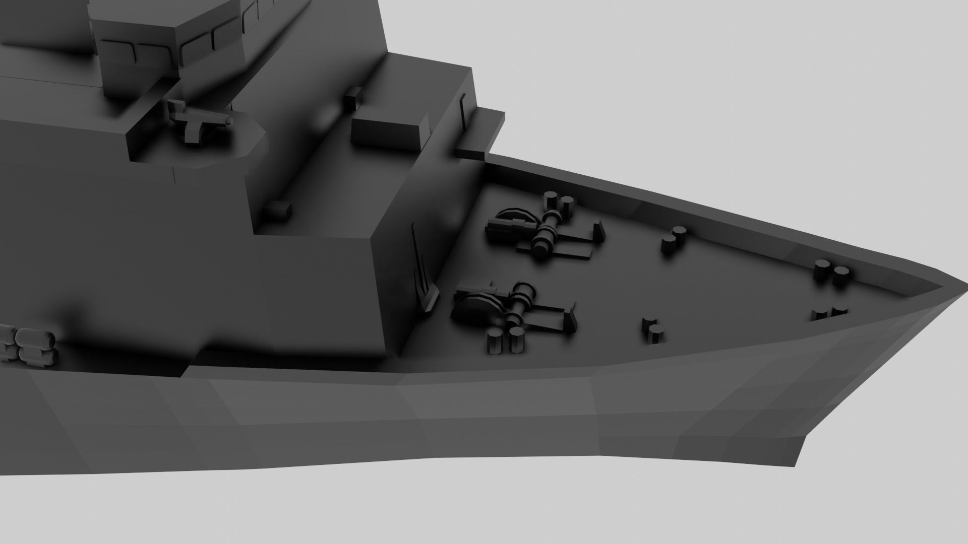 RFA Fort Victoria - Model for small scale printing 3D print model_1