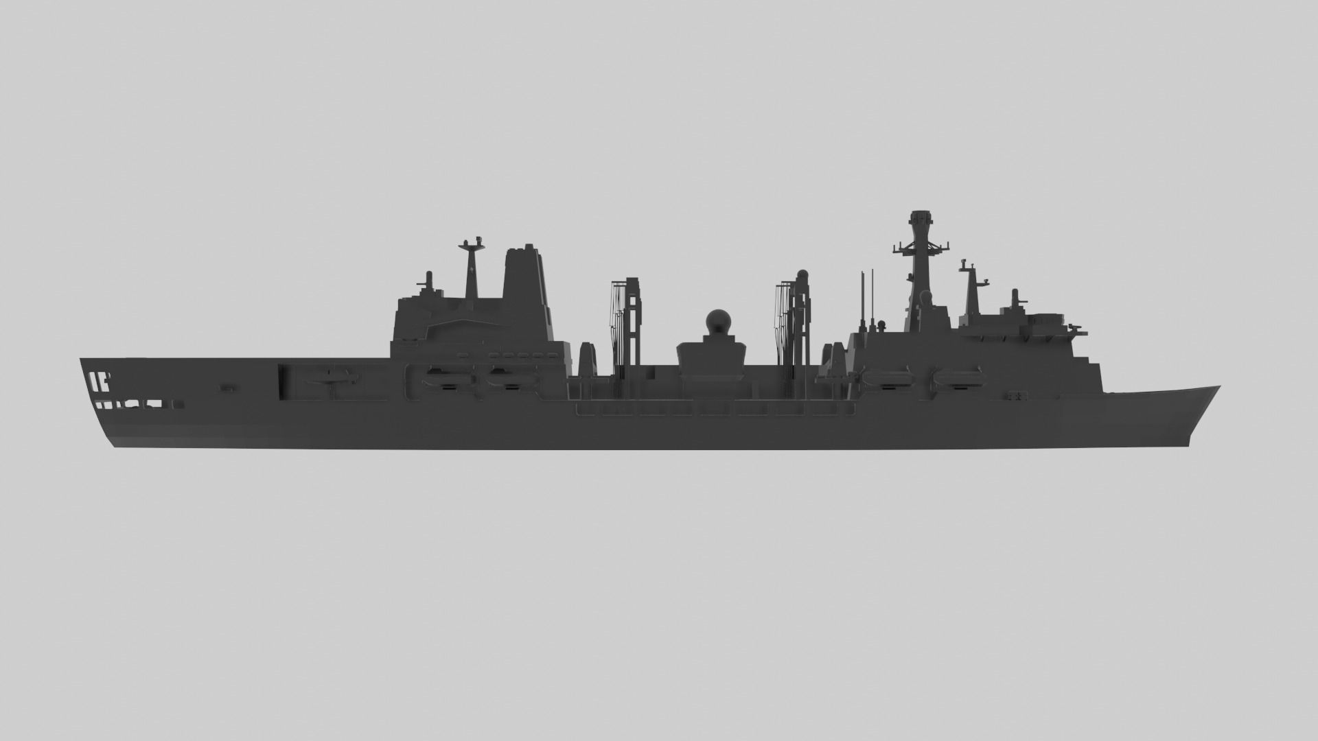 RFA Fort Victoria - Model for small scale printing 3D print model_16