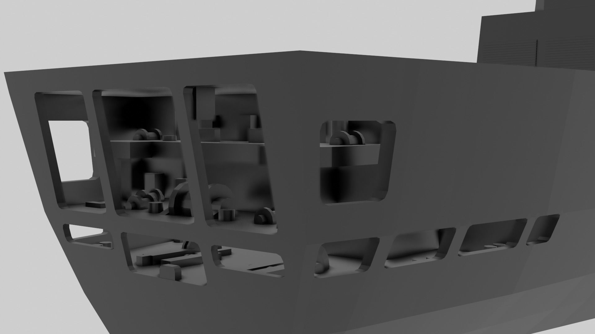RFA Fort Victoria - Model for small scale printing 3D print model_14