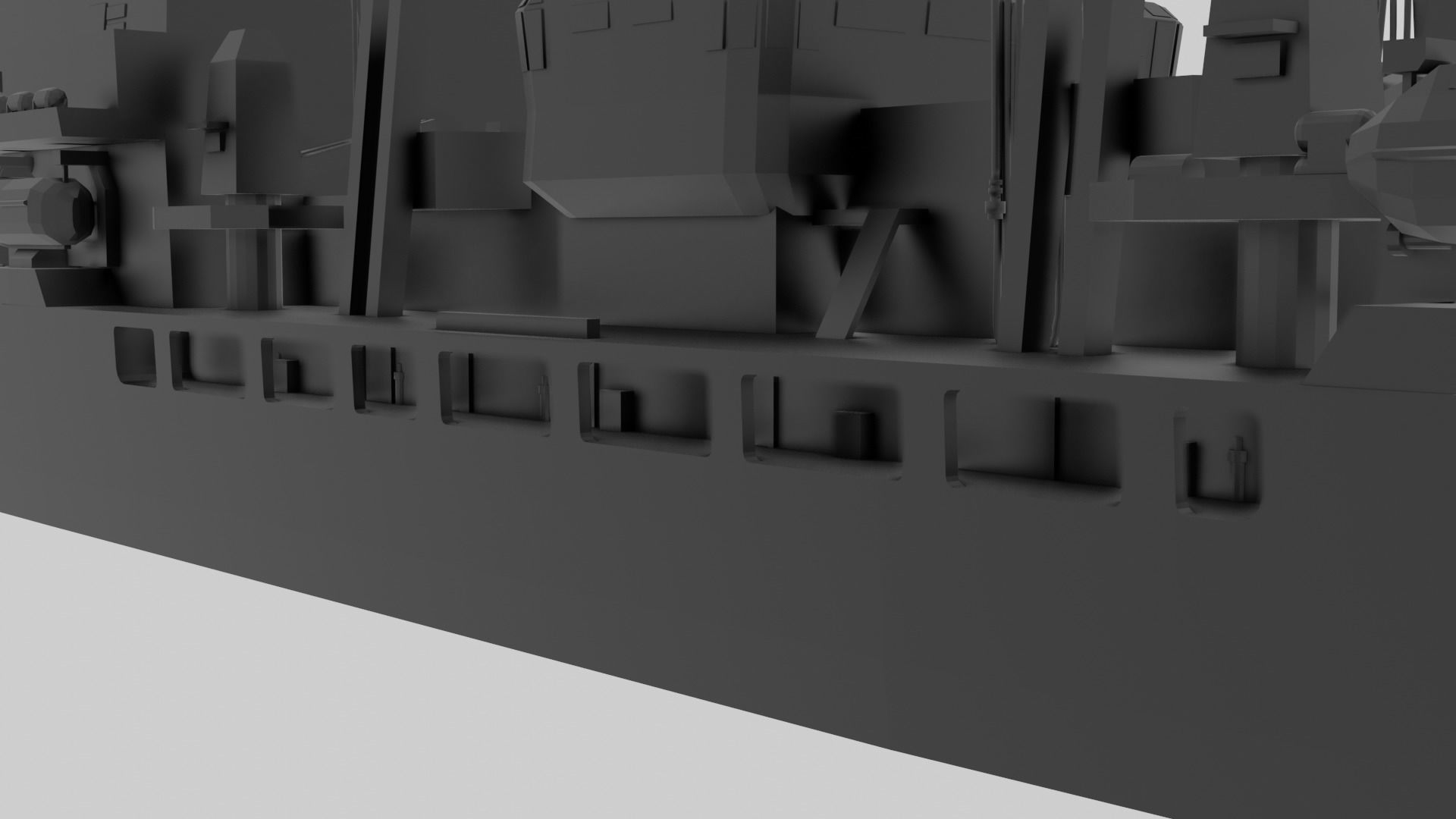 RFA Fort Victoria - Model for small scale printing 3D print model_7