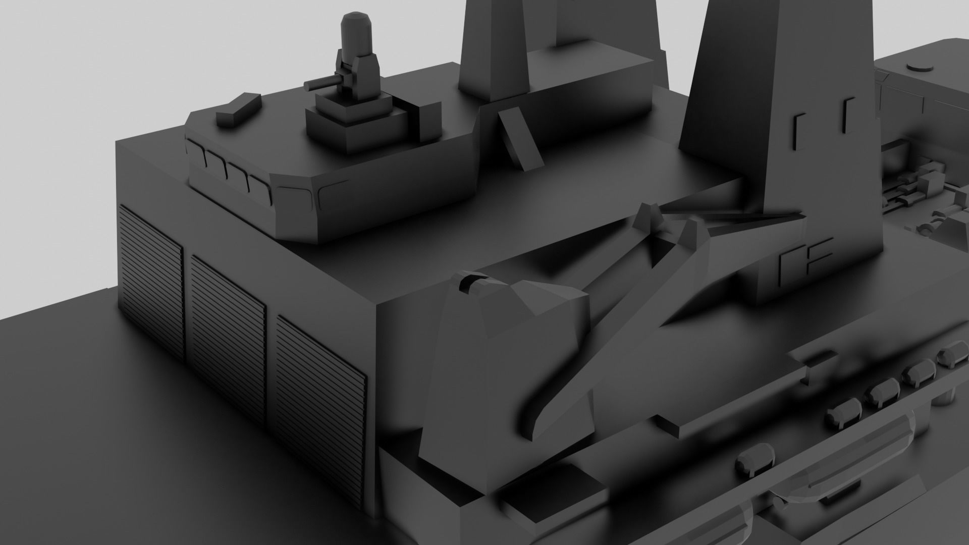 RFA Fort Victoria - Model for small scale printing 3D print model_11