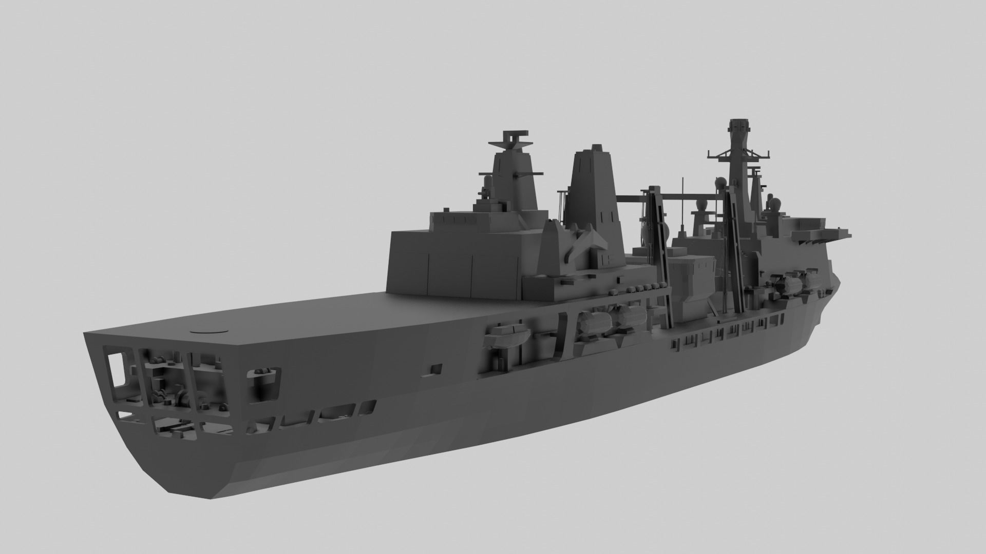 RFA Fort Victoria - Model for small scale printing 3D print model_15