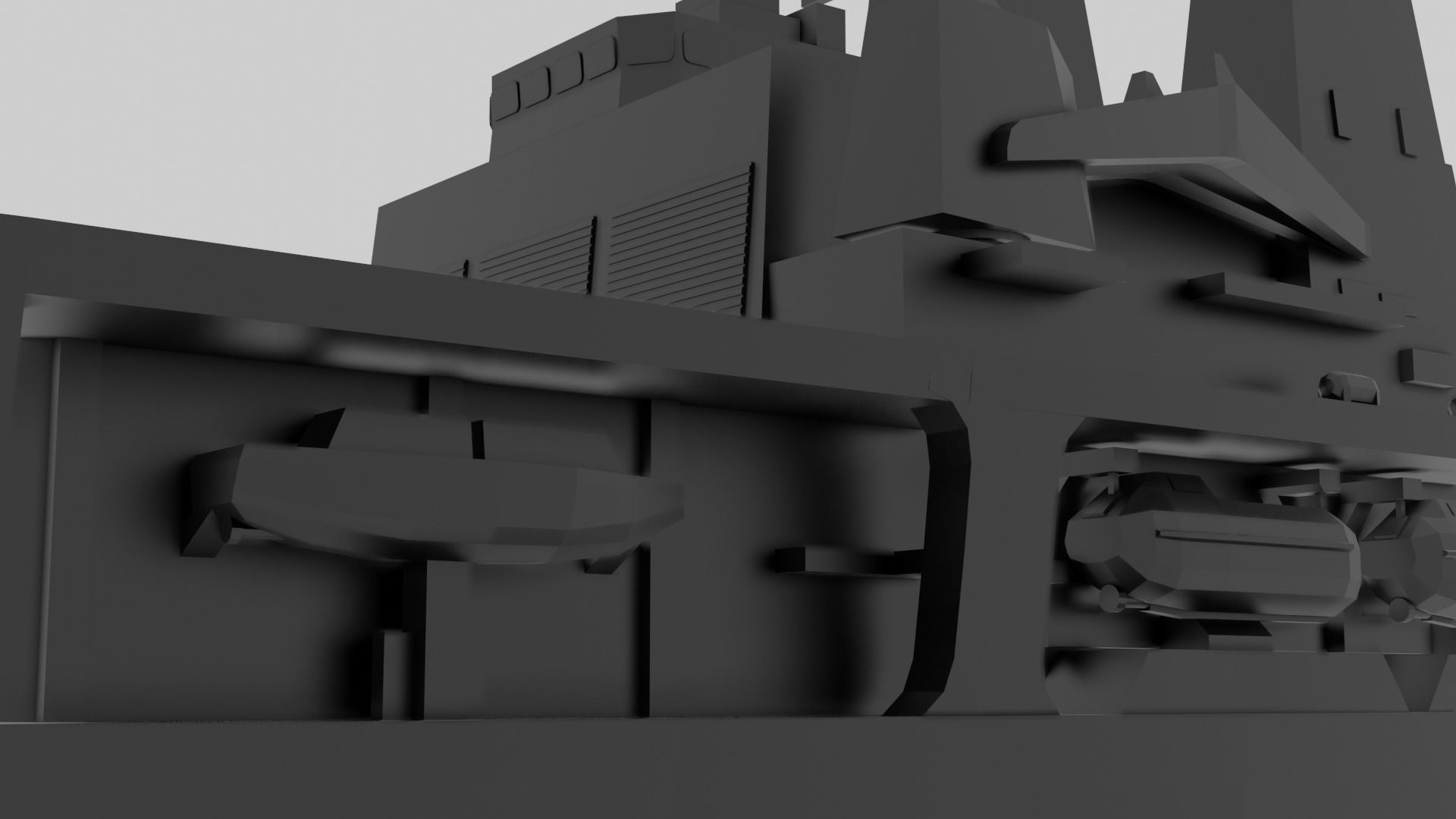 RFA Fort Victoria - Model for small scale printing 3D print model_12