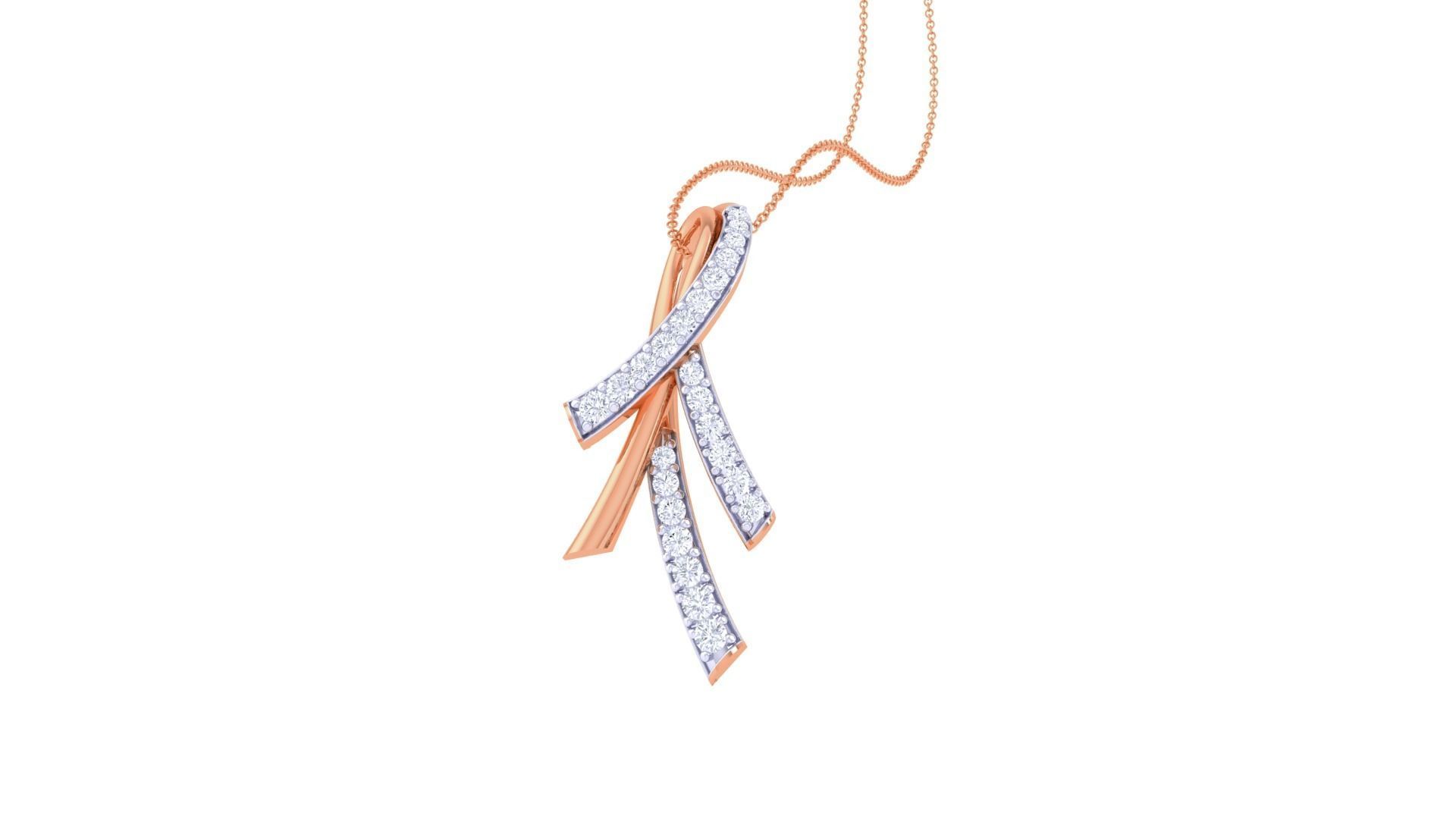 Diamond Pendant 3dm stl obj gltf glb 3mf renders details 3D print model_8