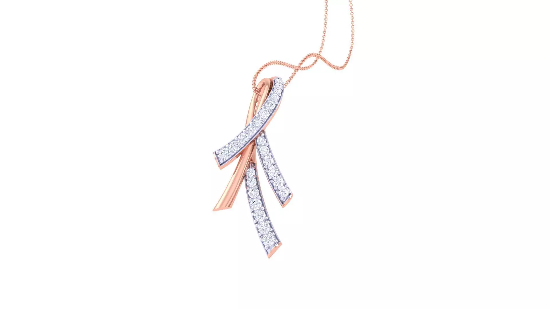 Diamond Pendant 3dm stl obj gltf glb 3mf renders details 3D print model_0