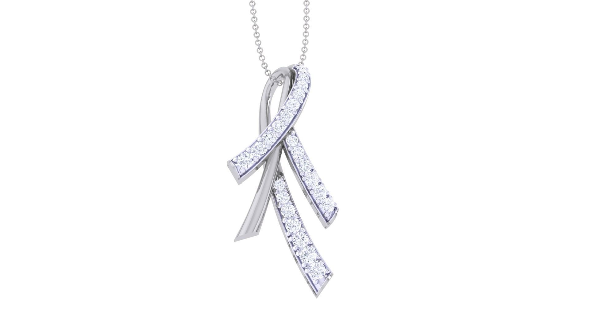 Diamond Pendant 3dm stl obj gltf glb 3mf renders details 3D print model_10