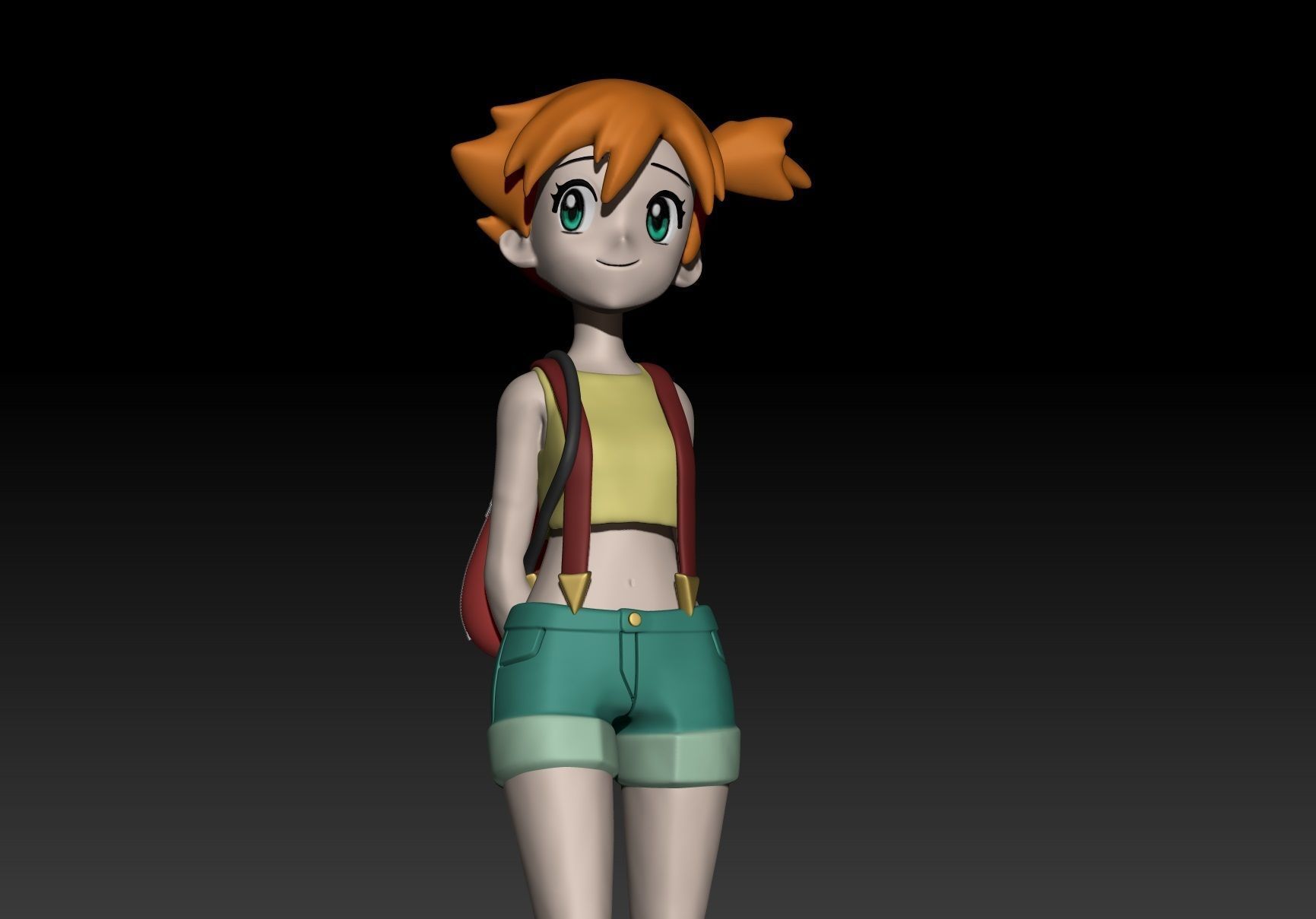 Pokemon Anime Misty 3D print model_1