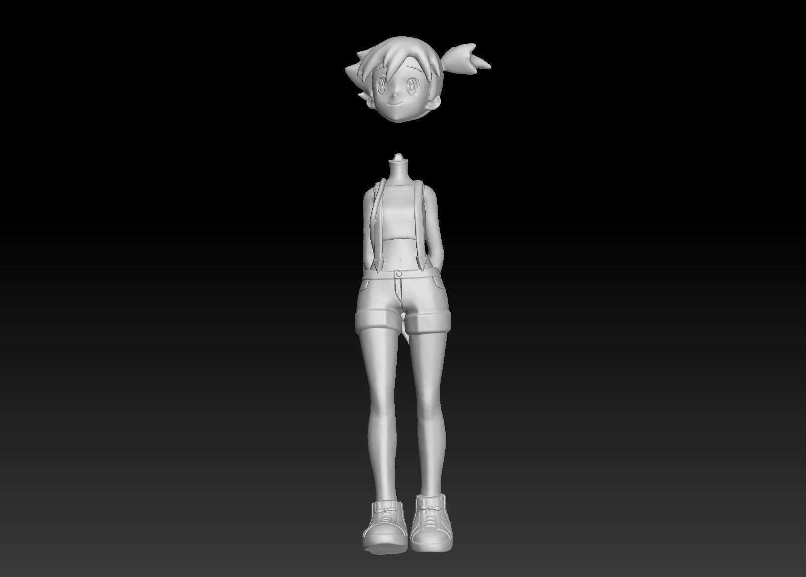 Pokemon Anime Misty 3D print model_3