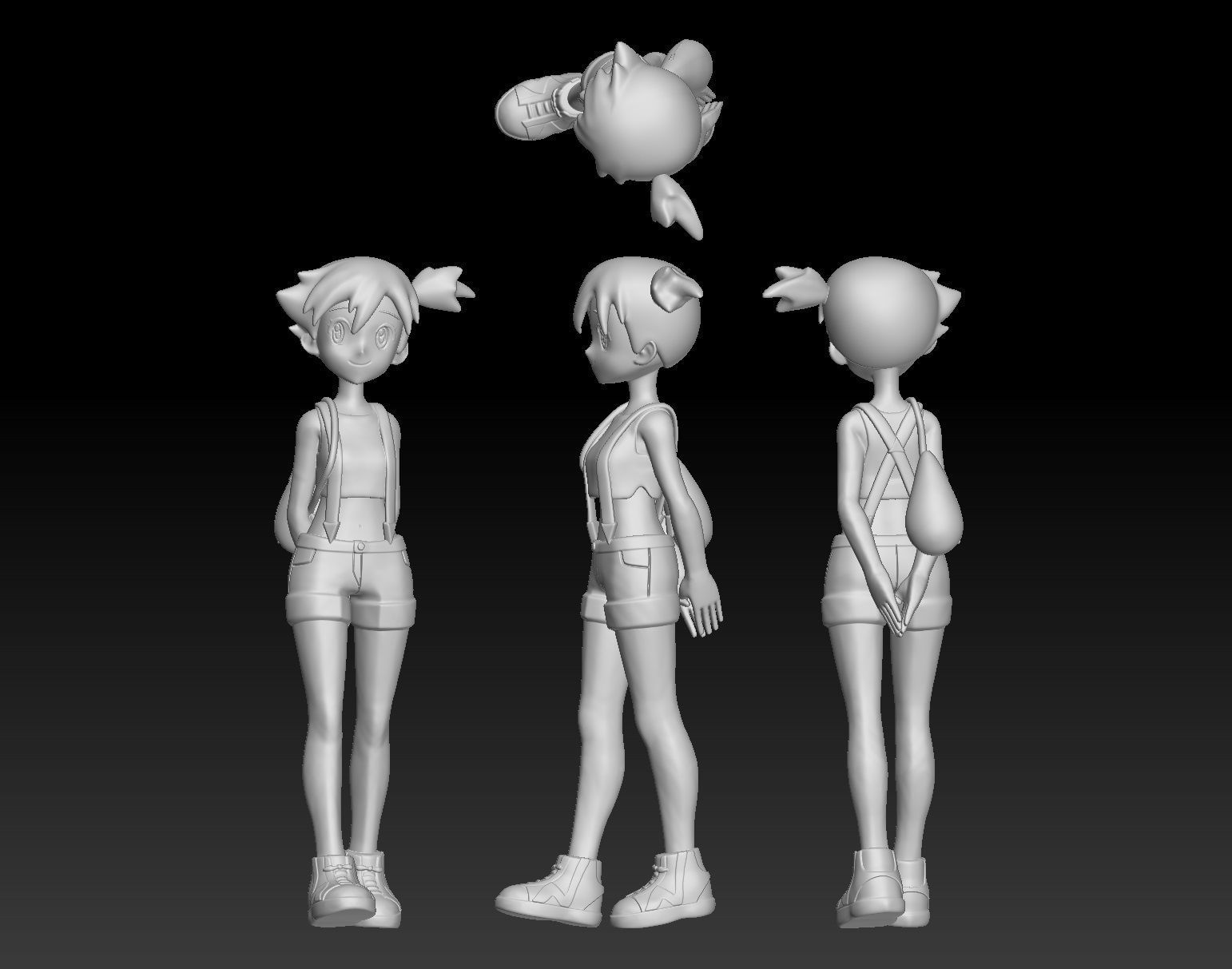 Pokemon Anime Misty 3D print model_2