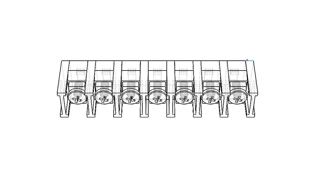 Barrier Type Terminal Block 3D model_39
