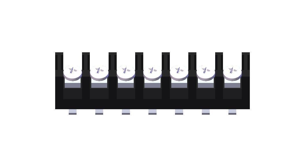 Barrier Type Terminal Block 3D model_13