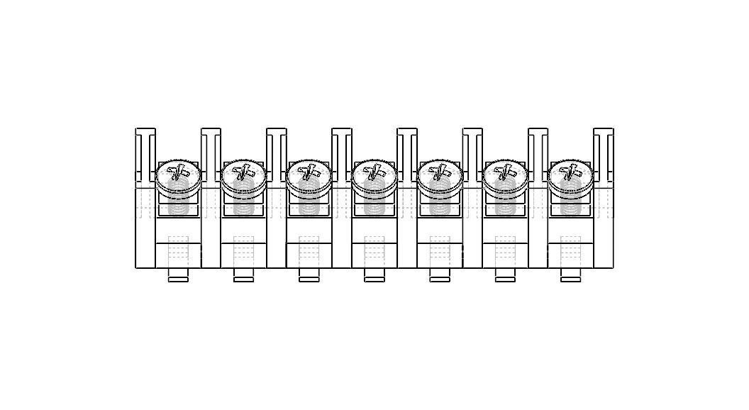 Barrier Type Terminal Block 3D model_11
