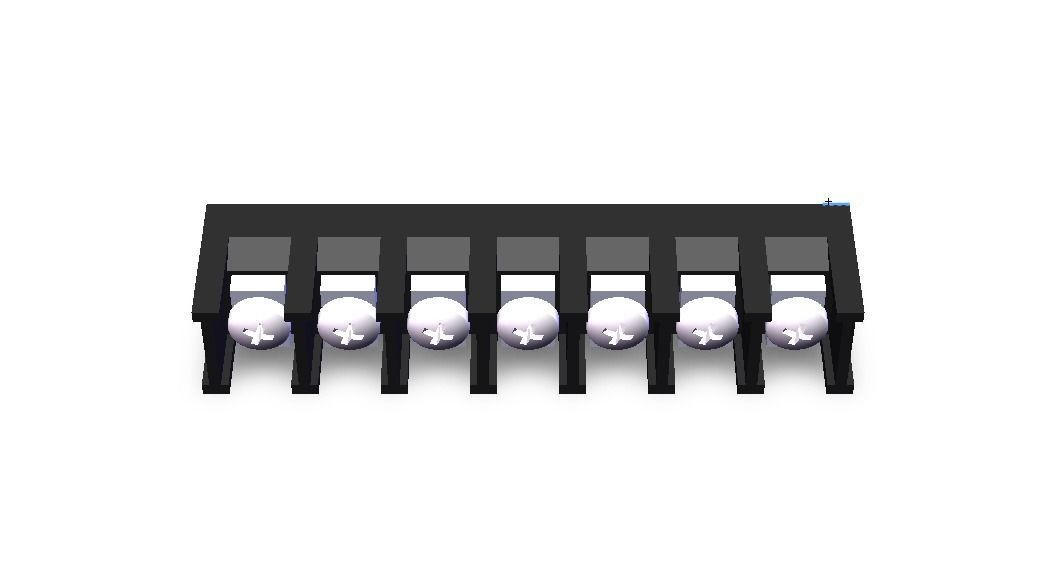 Barrier Type Terminal Block 3D model_41