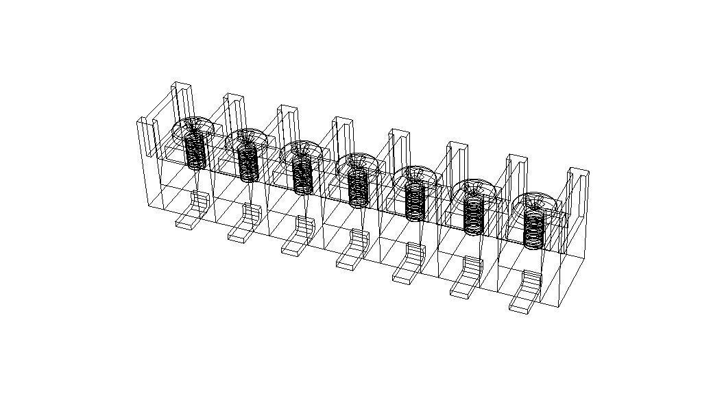 Barrier Type Terminal Block 3D model_4