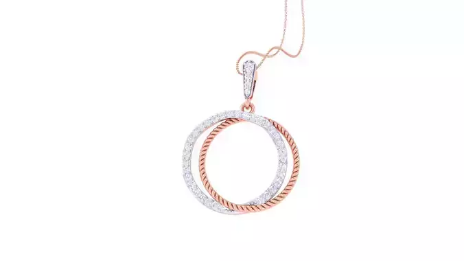 Diamond Pendant 3dm stl obj gltf glb 3mf renders details