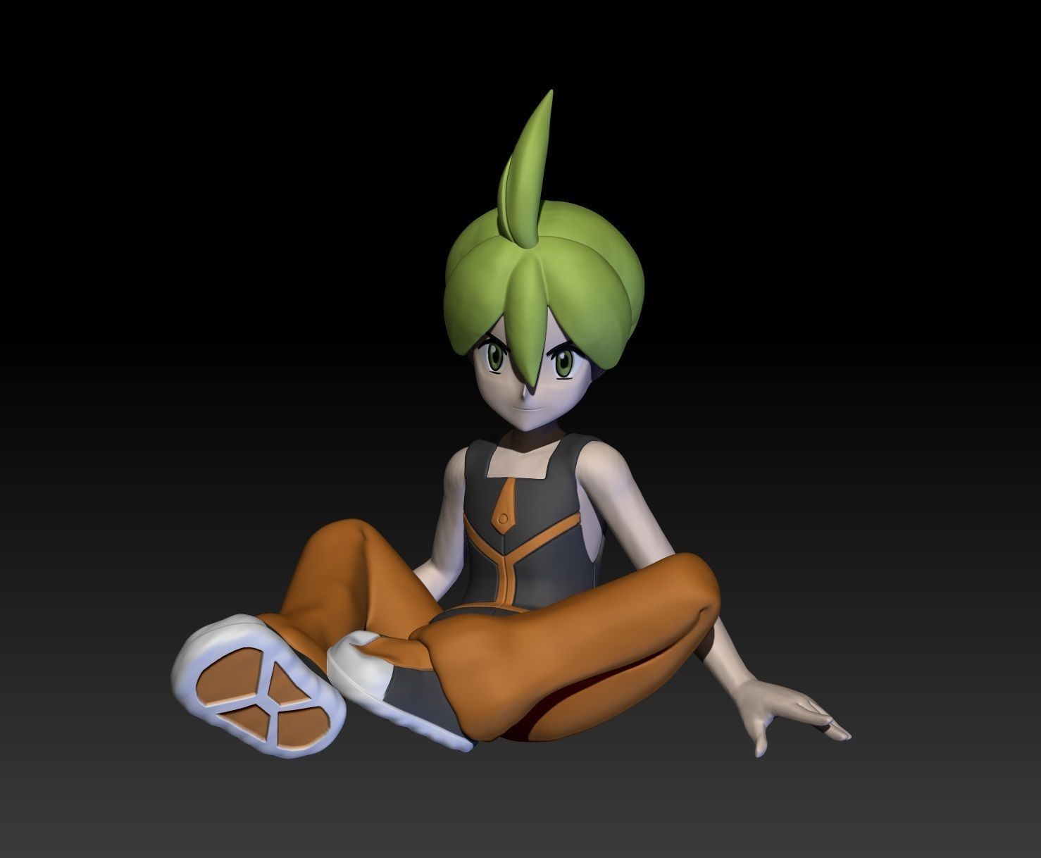 Pokemon Sinnoh Elite Four Aaron 3D print model_1