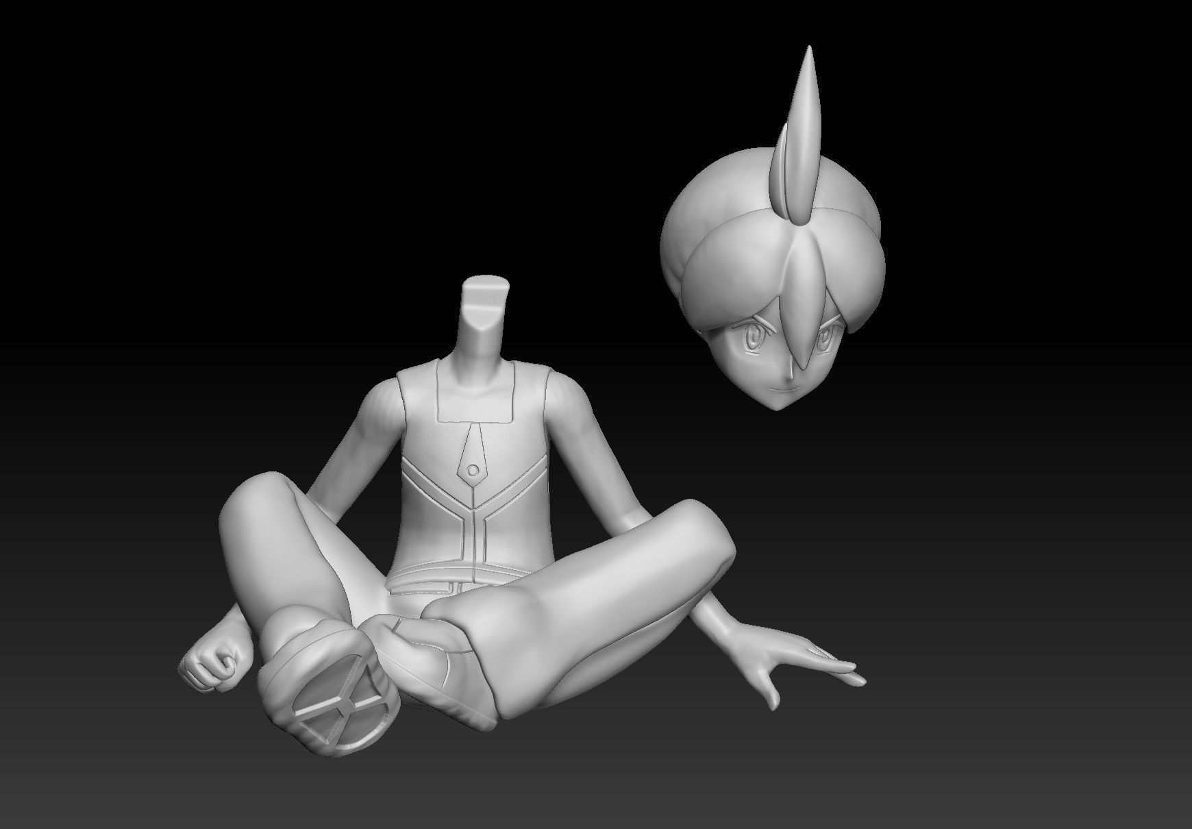 Pokemon Sinnoh Elite Four Aaron 3D print model_5