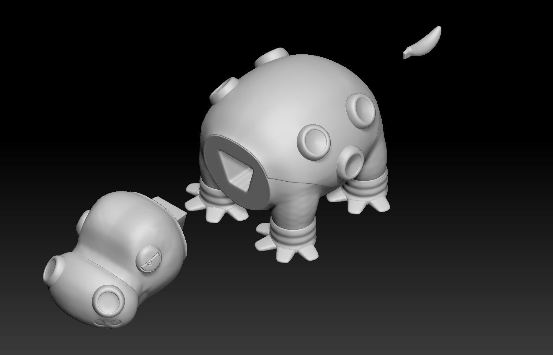 Pokemon Sinnoh Elite Four Bertha 3D print model_6