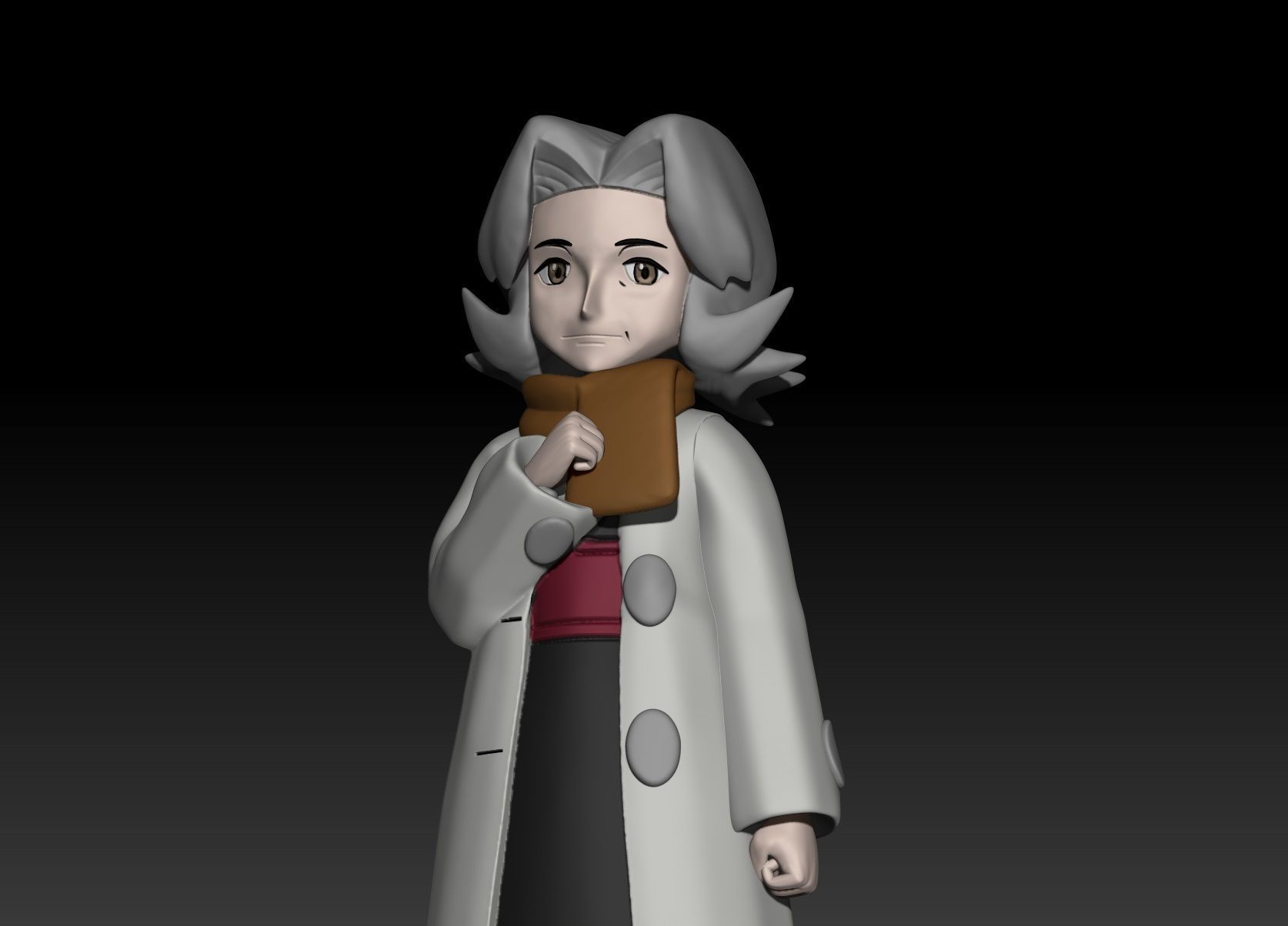 Pokemon Sinnoh Elite Four Bertha 3D print model_2
