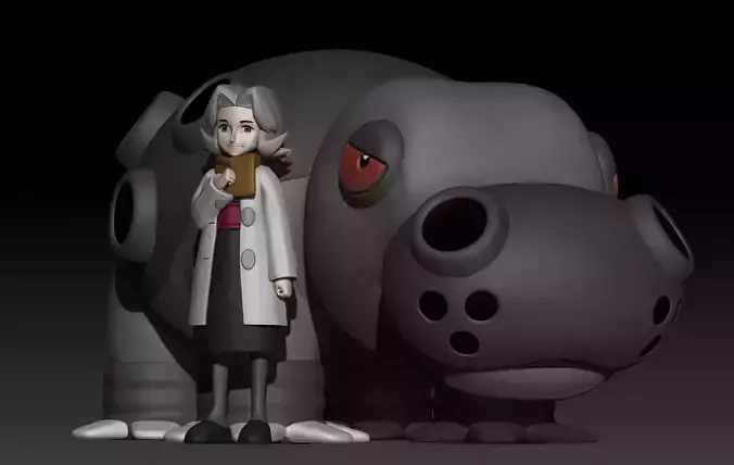 Pokemon Sinnoh Elite Four Bertha