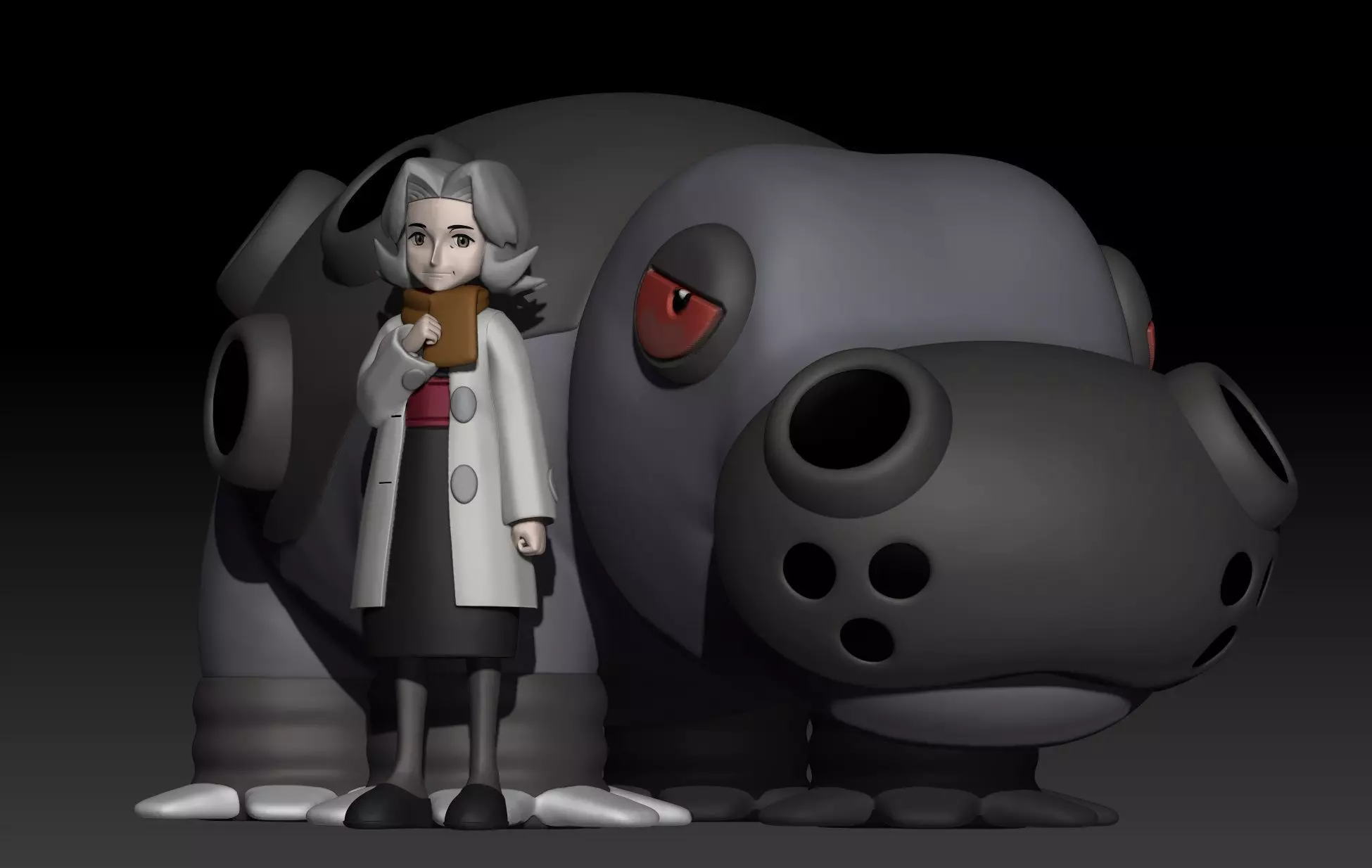 Pokemon Sinnoh Elite Four Bertha 3D print model_0