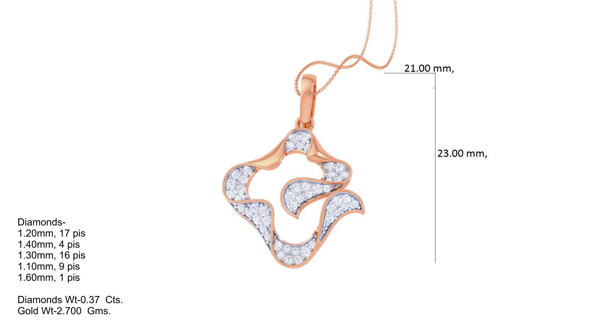 Diamond Pendant 3dm stl obj gltf glb 3mf renders details 3D print model_6