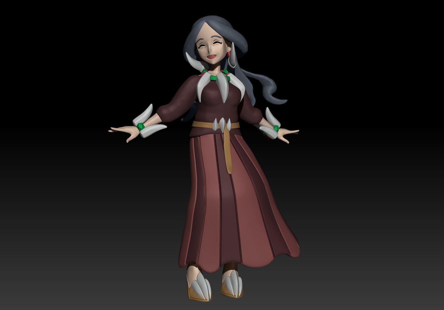 Pokemon Kalos Elite Four Drasna 3D print model_1
