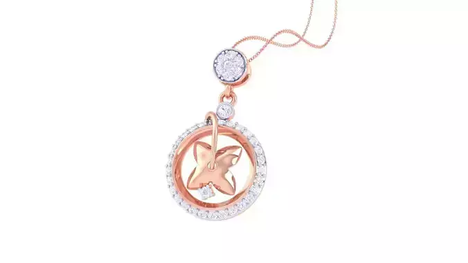 Diamond Pendant 3dm stl obj gltf glb 3mf renders details