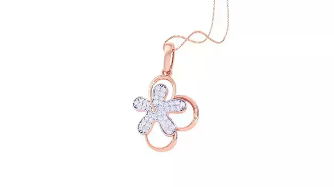 Diamond Pendant 3dm stl obj gltf glb 3mf renders details