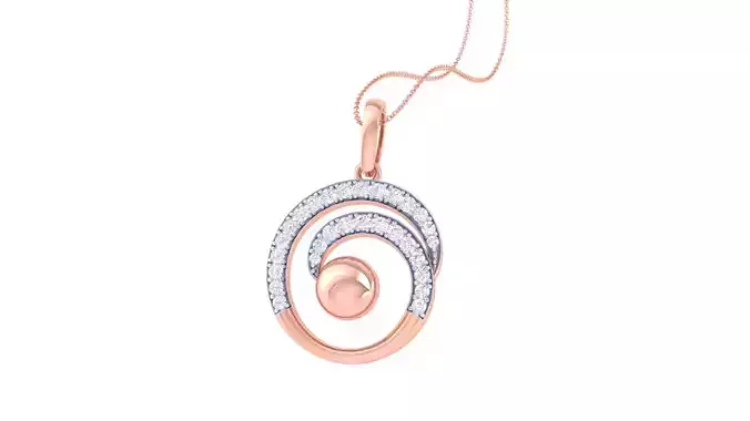 Diamond Pendant 3dm stl obj gltf glb 3mf renders details