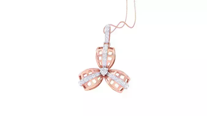 Diamond Pendant 3dm stl obj gltf glb 3mf renders details