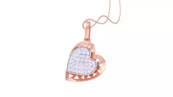 Diamond Pendant 3dm stl obj gltf glb 3mf renders details