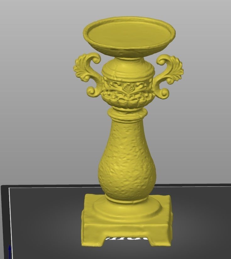 candle holder 3 sizes  3D print model_3