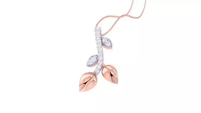 Diamond Pendant 3dm stl obj gltf glb 3mf renders details