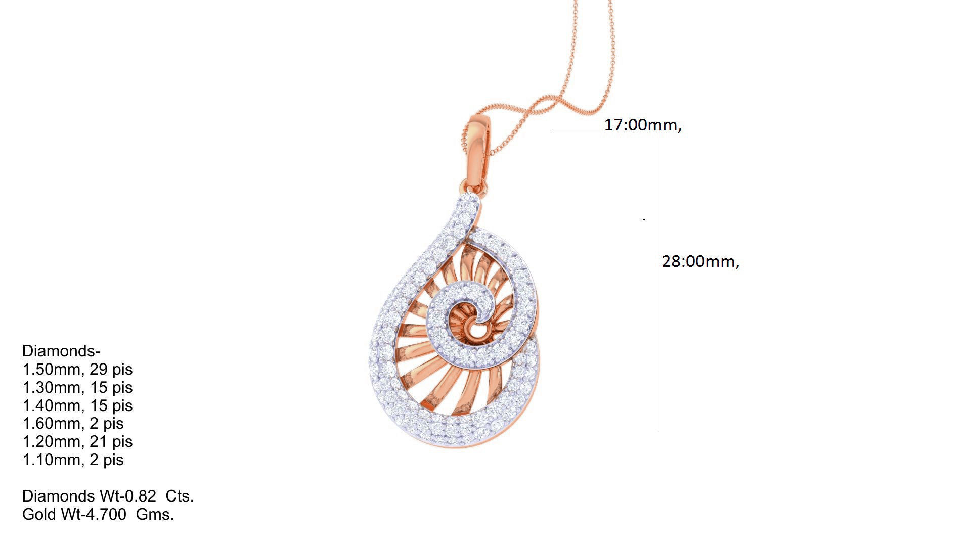 Diamond Pendant 3dm stl obj gltf glb 3mf renders details 3D print model_6