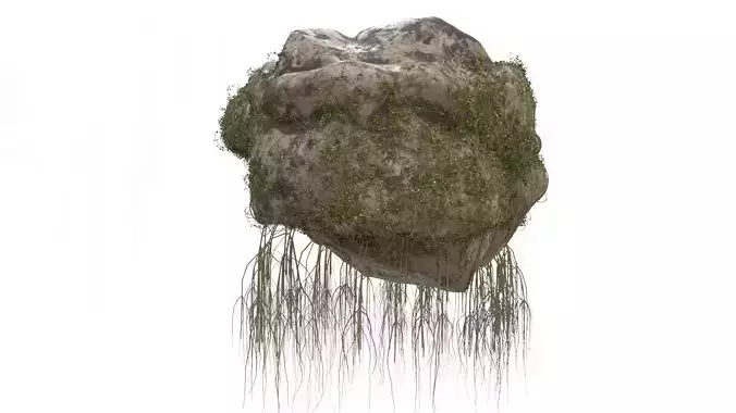 4K Realistic Giant Rock Ivy 