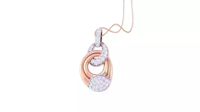 Diamond Pendant 3dm stl obj gltf glb 3mf renders details