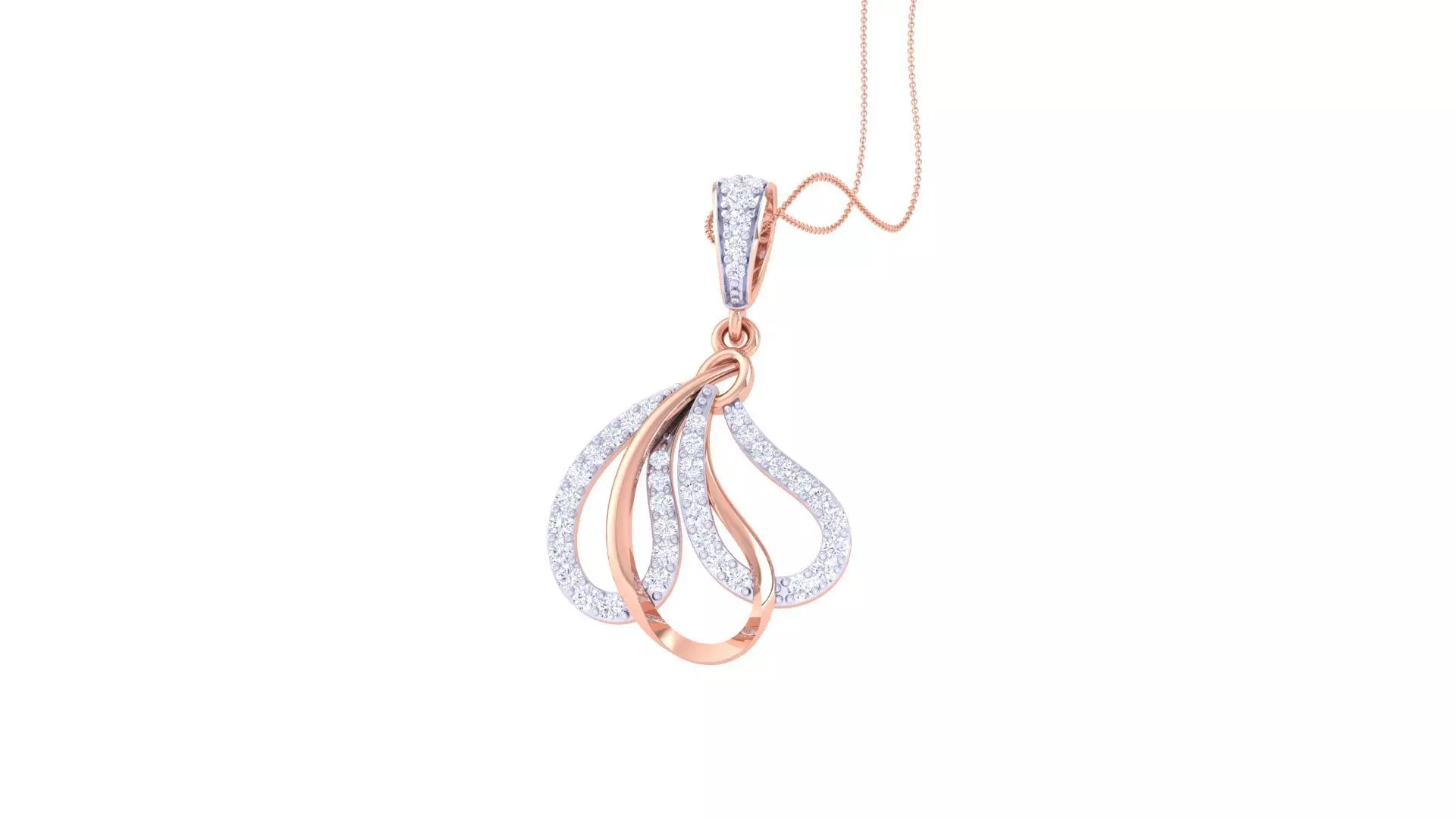Diamond Pendant 3dm stl obj gltf glb 3mf renders details 3D print model