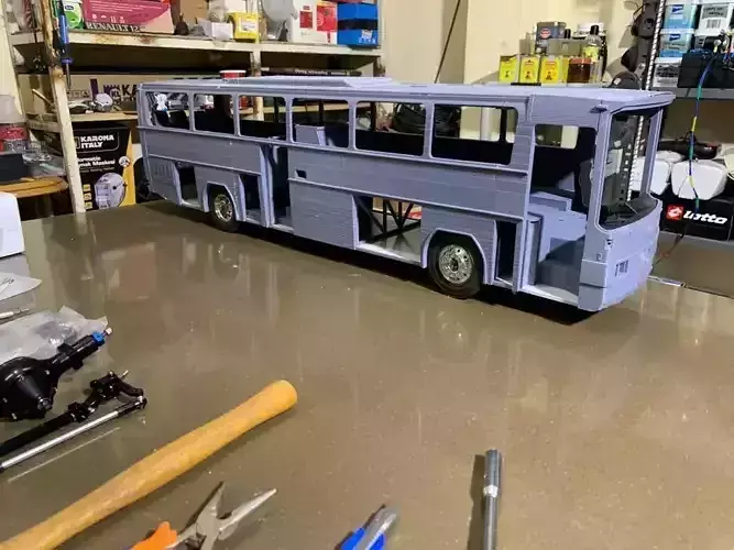 MERCEDES 303RHD 1 14 scale model 3D print model MERCEDES 303RHD 1 14 scale model 3D print model