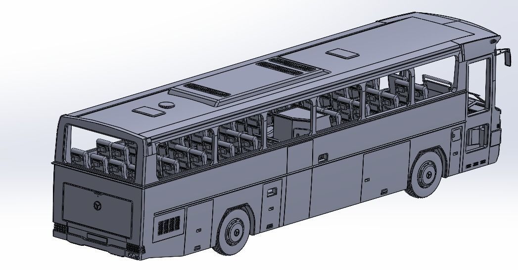 MERCEDES 303RHD 1 14 scale model 3D print model_1