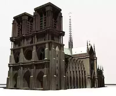 NotreDame notre dame cathedral 3D model