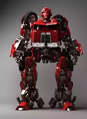 Prime robot with wheels