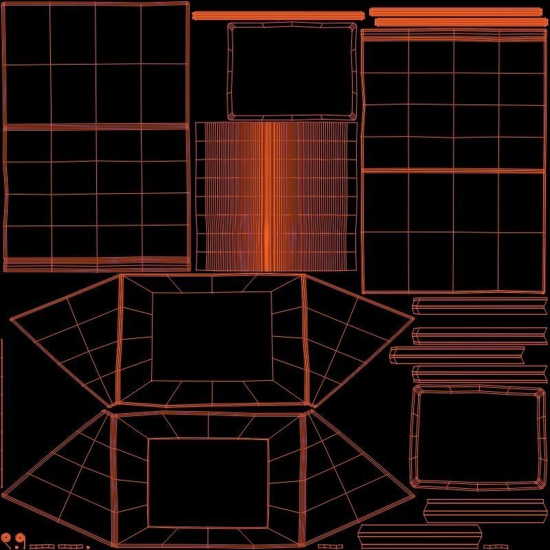 Toy Tent Playing Equipment For Children  3D model_21