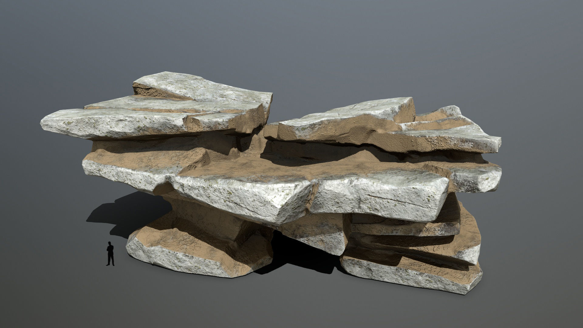 rocks Low-poly 3D model_6