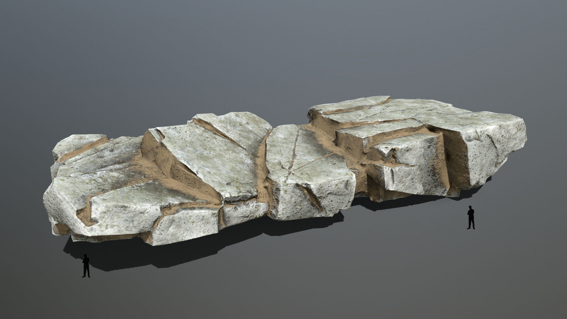 rocks Low-poly 3D model_5