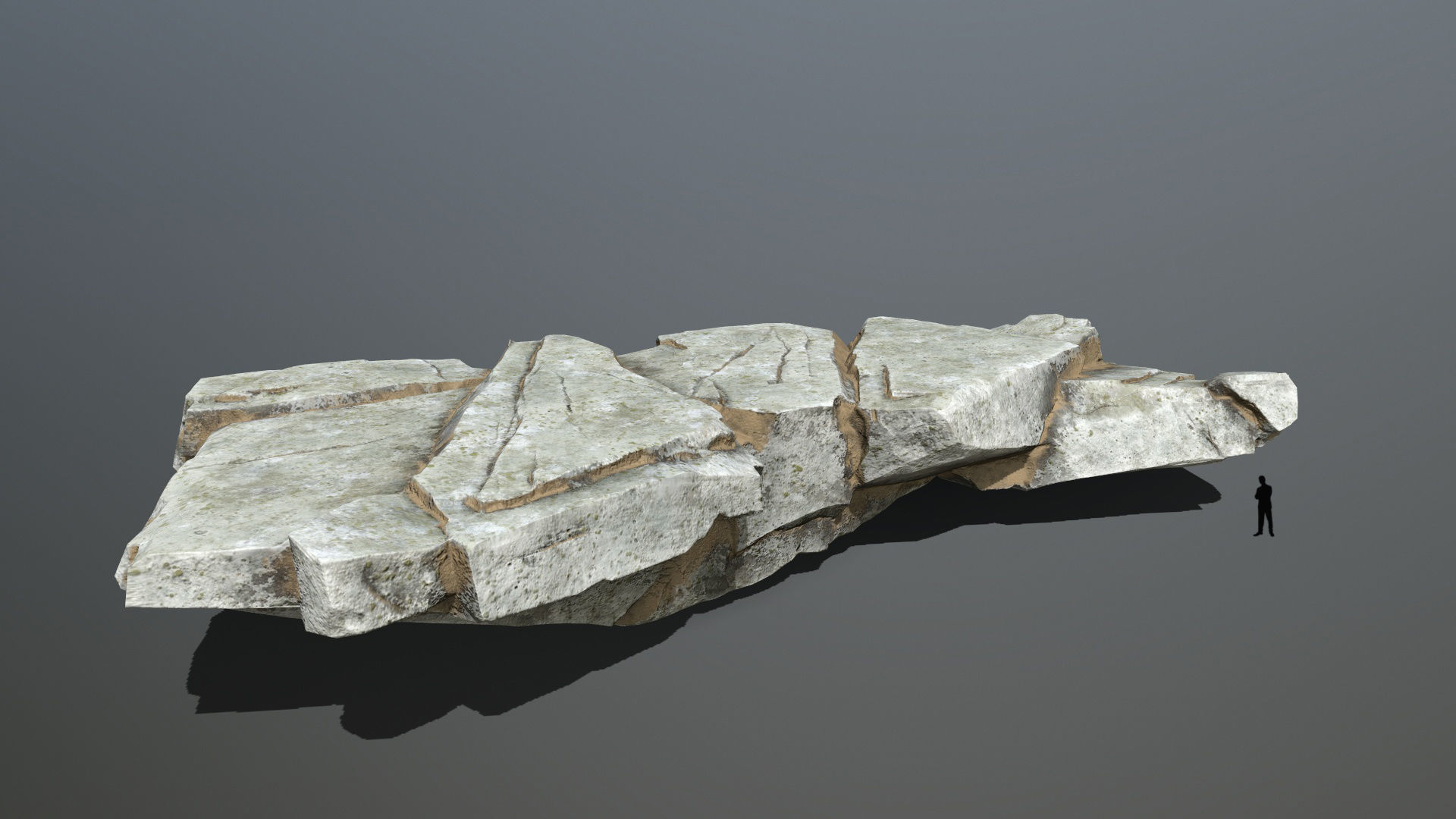 rocks Low-poly 3D model_4