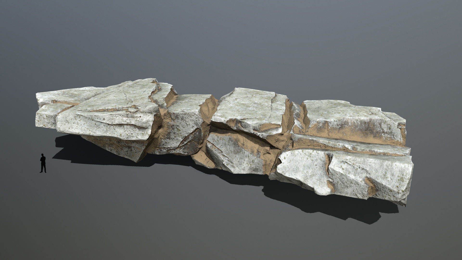 rocks Low-poly 3D model_3