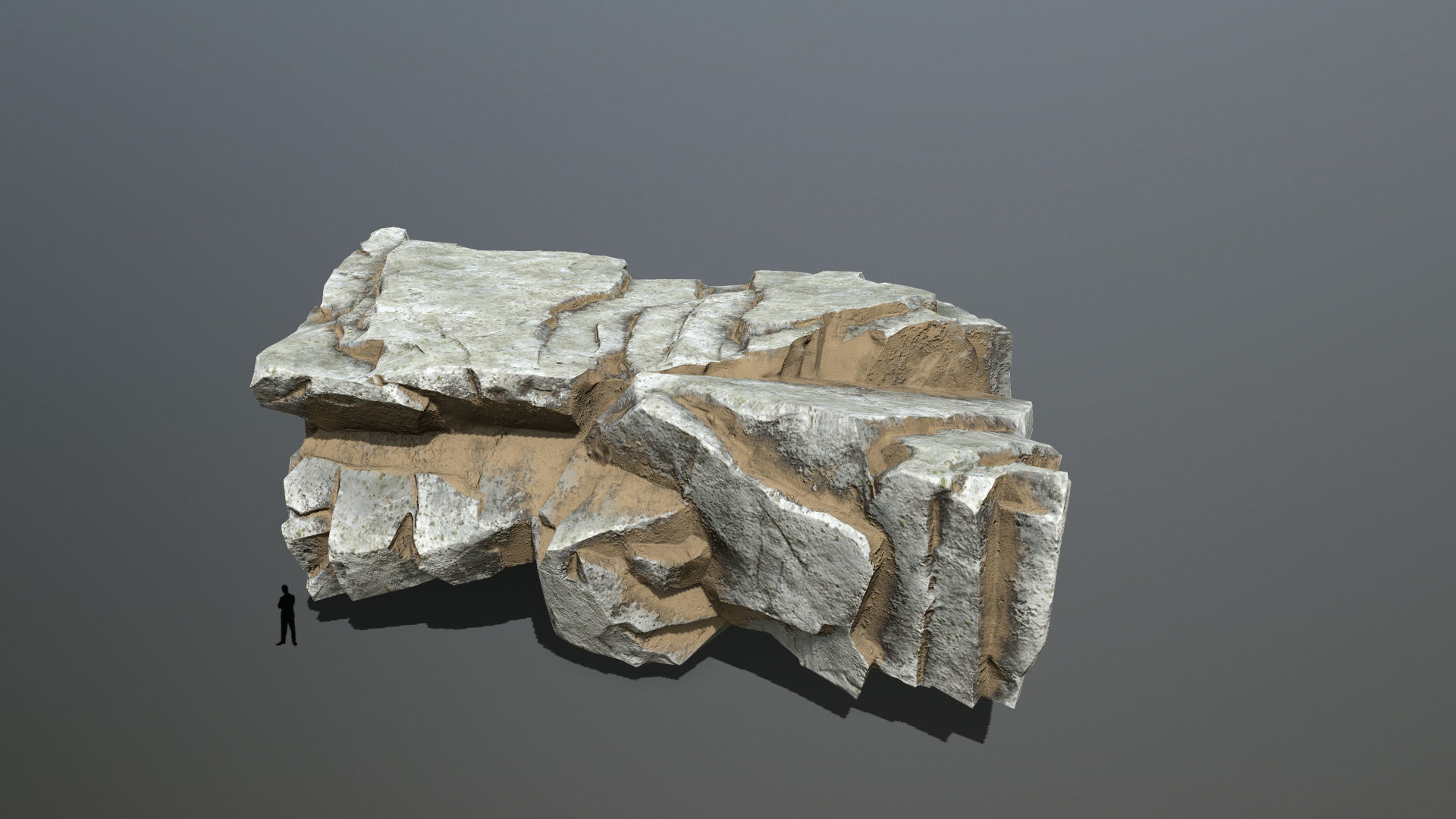 rocks Low-poly 3D model_1