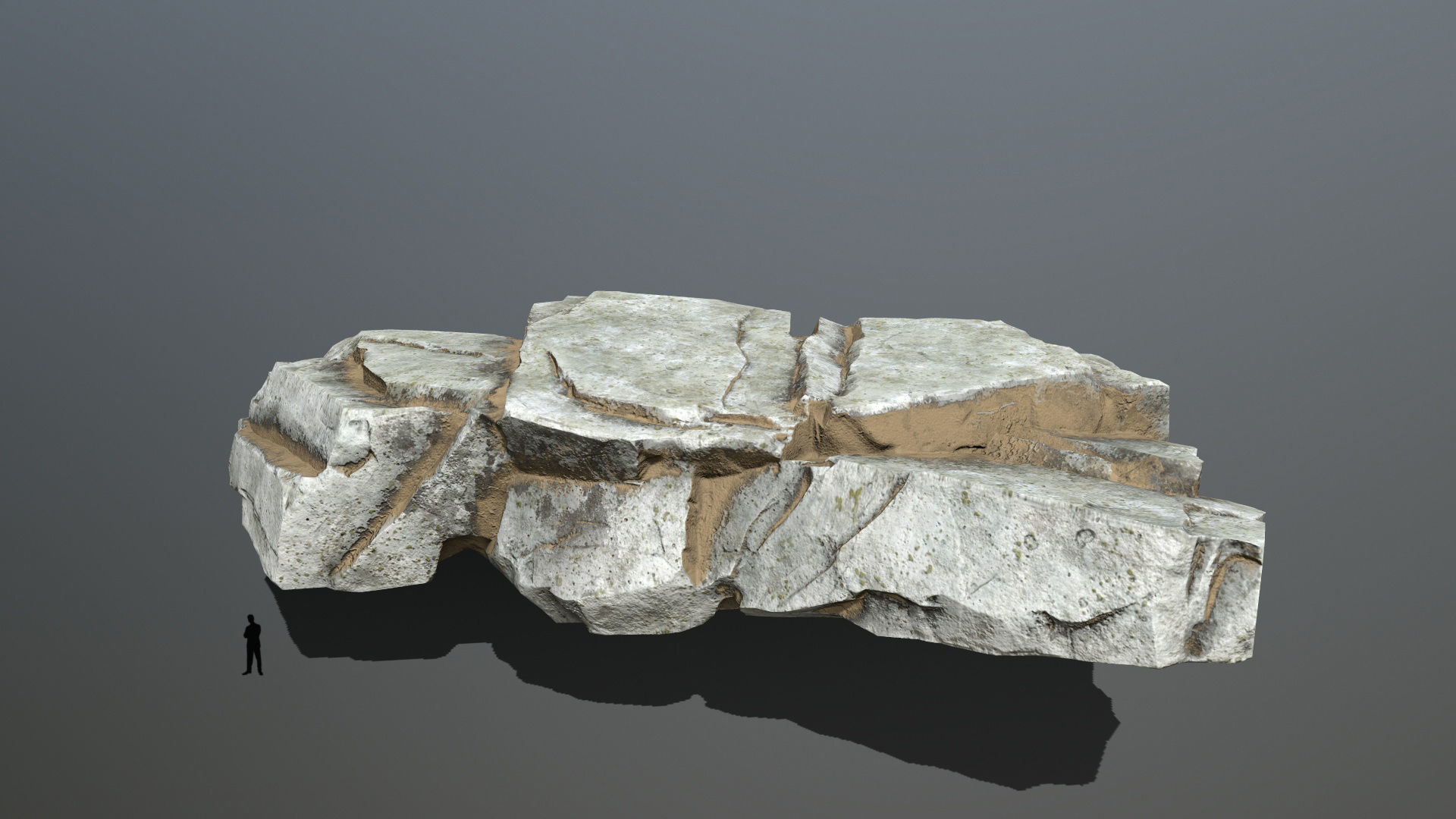 rocks Low-poly 3D model_2