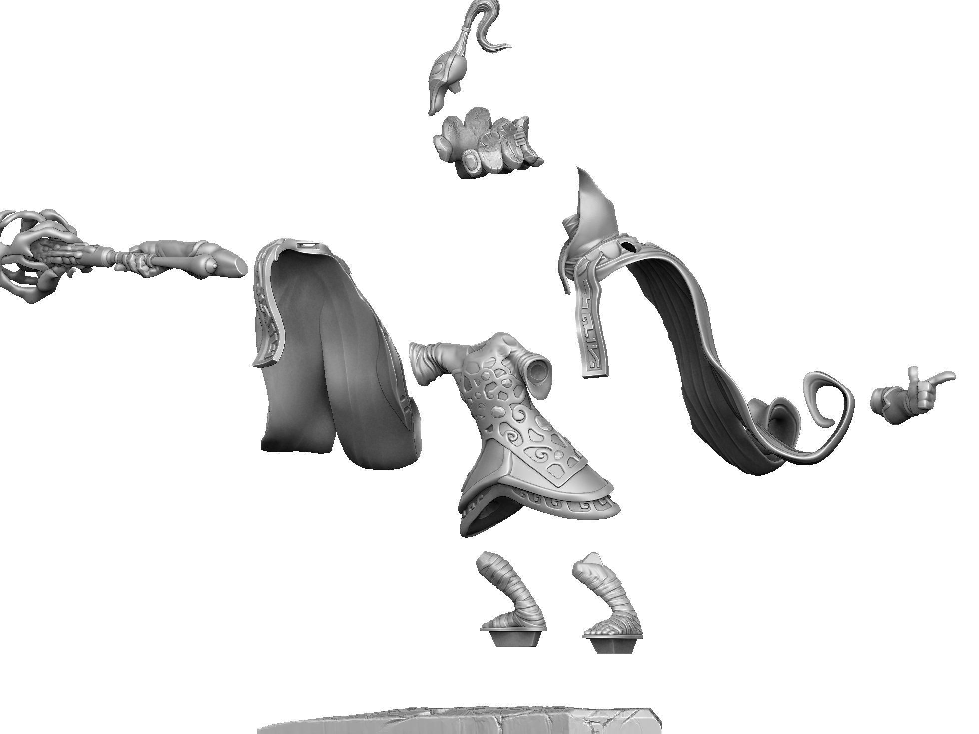 RUBICK DOTA 2 FOR 3D PRINT ASSEMBLE STL 3D print model_13